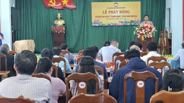 XÃ DỤC NÔNG PHÁT ĐỘNG ỦNG HỘ QUỸ “VÌ NGƯỜI NGHÈO” NĂM 2026